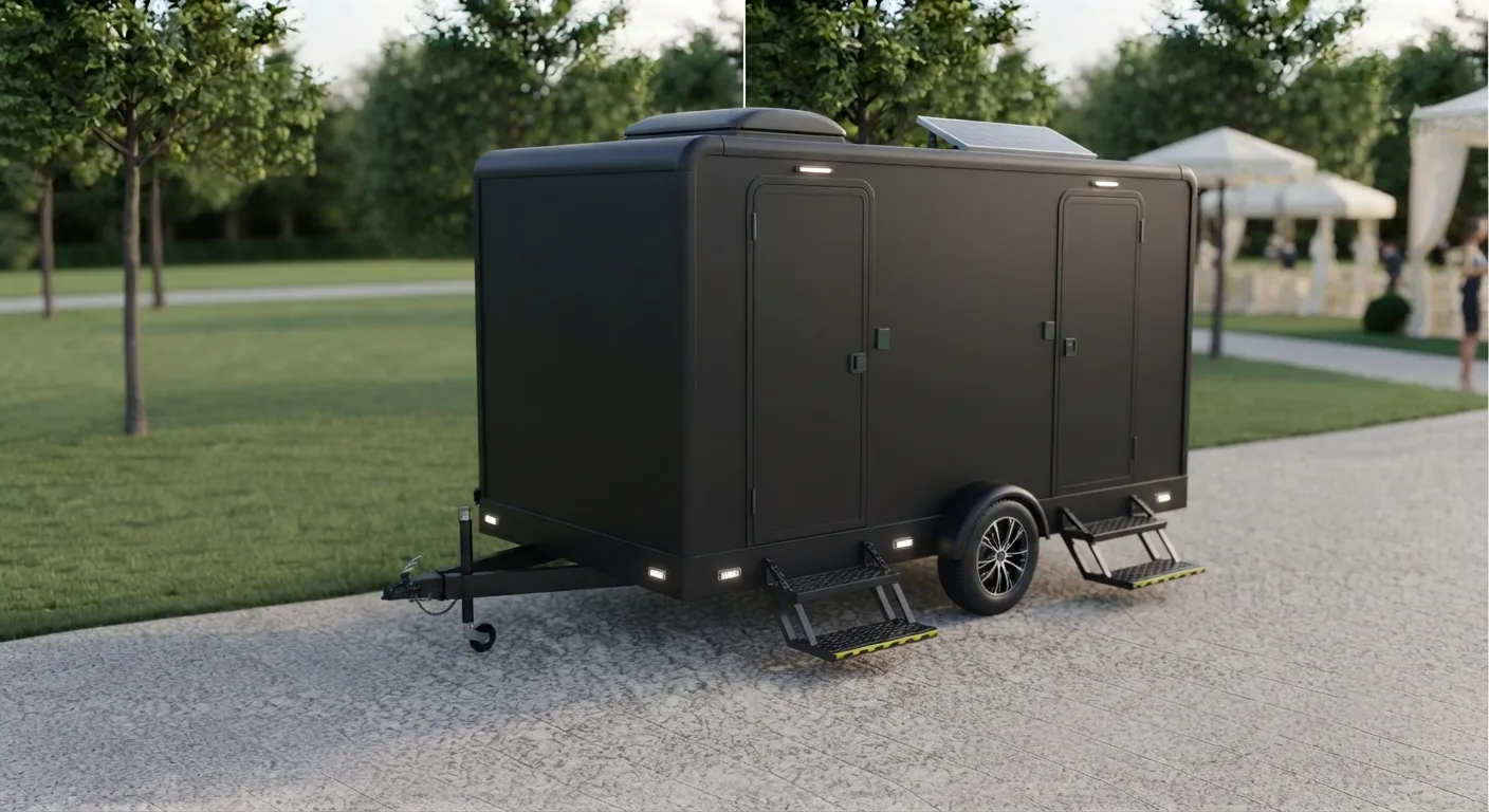 2 Stall Restroom Trailer in Lansing, MI
